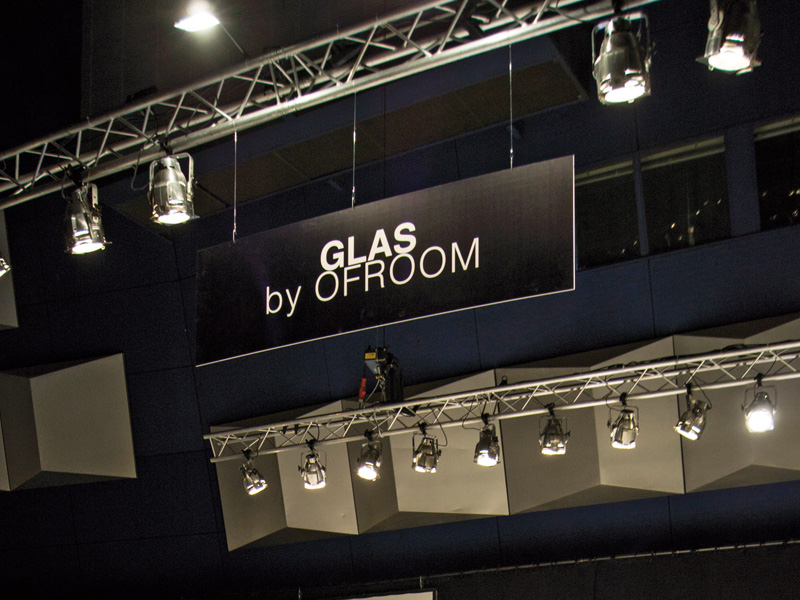 Sondershow „GLAS  selected by OFROOM“ auf der „ARCHITECT@WORK“ 