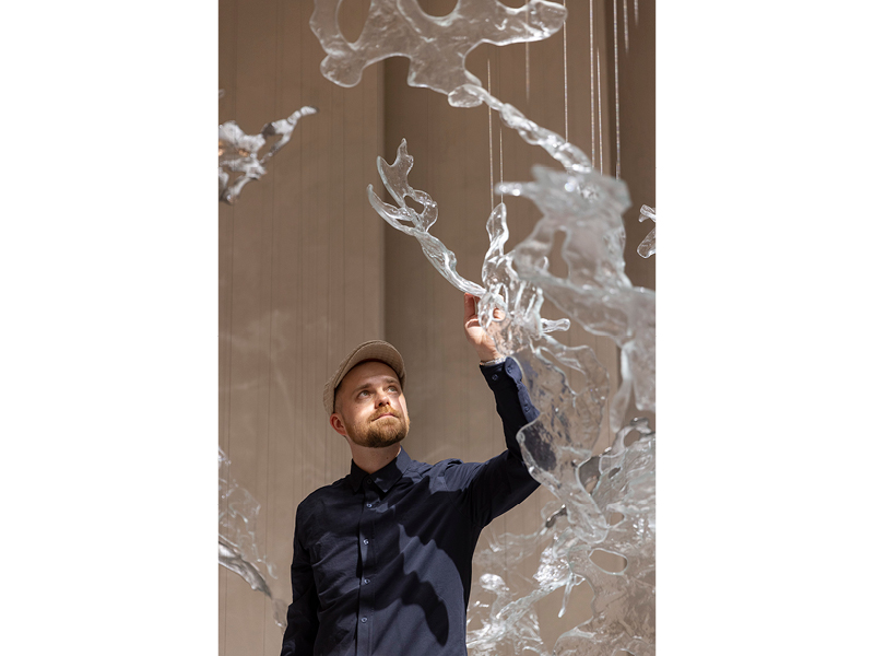 Lichtinstallation des Lasvit-Designers Martin Gallo