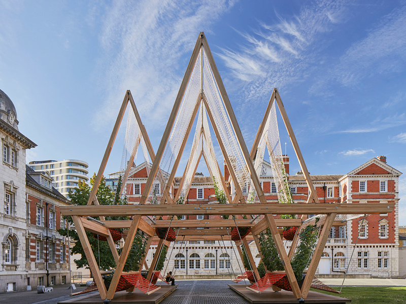 Stadtbegrünungssystem Vert aus Roteiche 