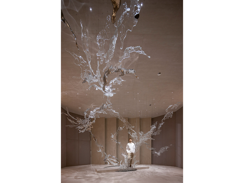 Lichtinstallation des Lasvit-Designers Martin Gallo